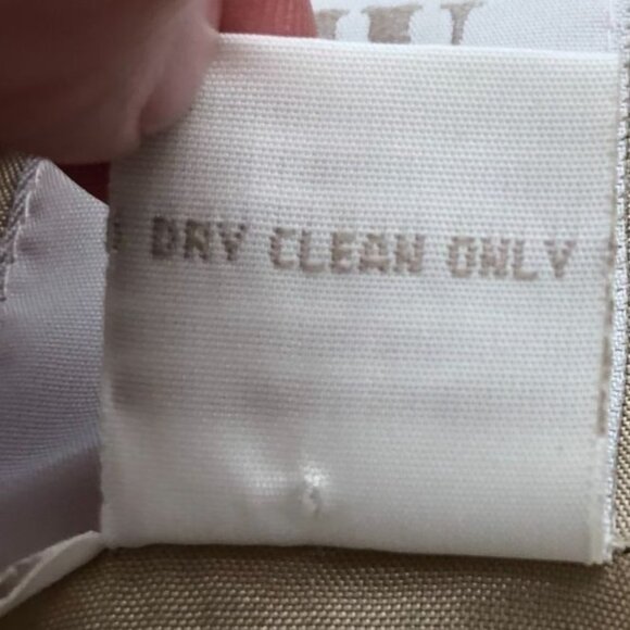 Clifford & Wills Silk Coat Women 10 Beige Button Up Notch Collar - Picture 8 of 13